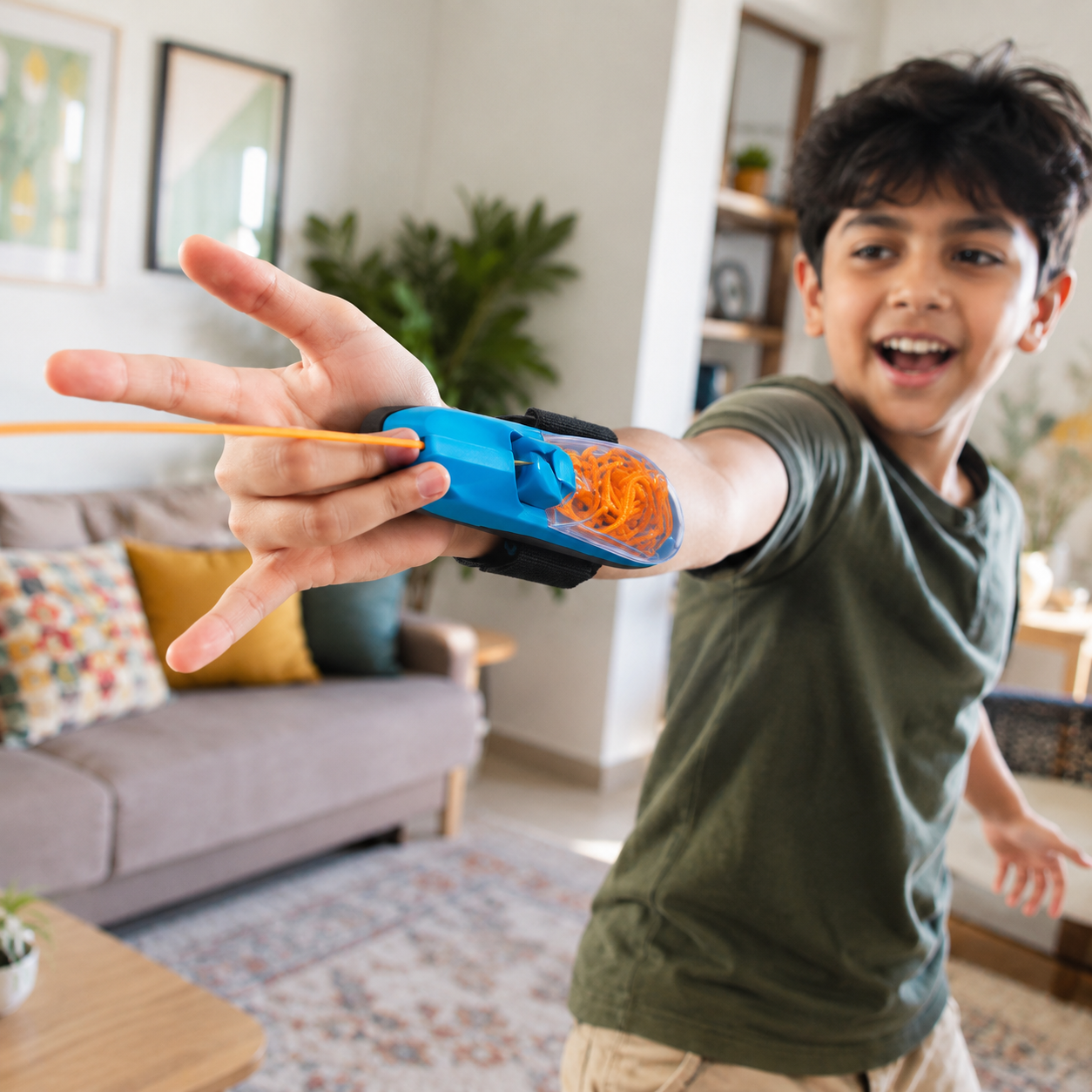 Glow String Launcher Toy – Funlume Rechargeable Web Shooter