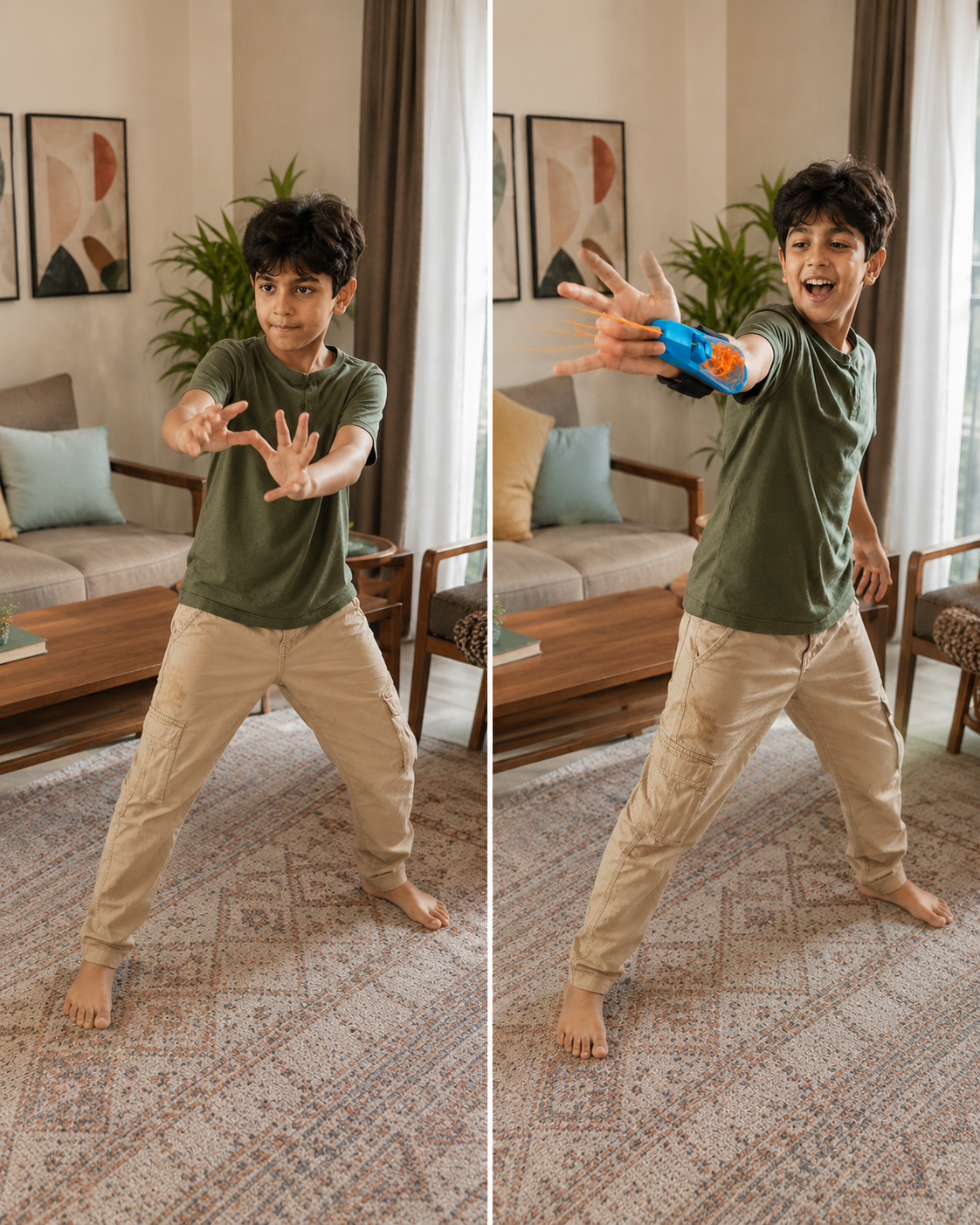 Glow String Launcher Toy – Funlume Rechargeable Web Shooter